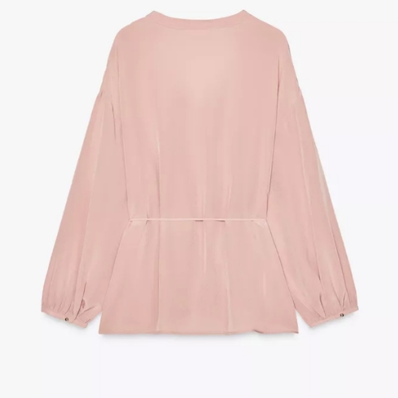 Zara Thin Belt Blouse - Picture 4 of 5